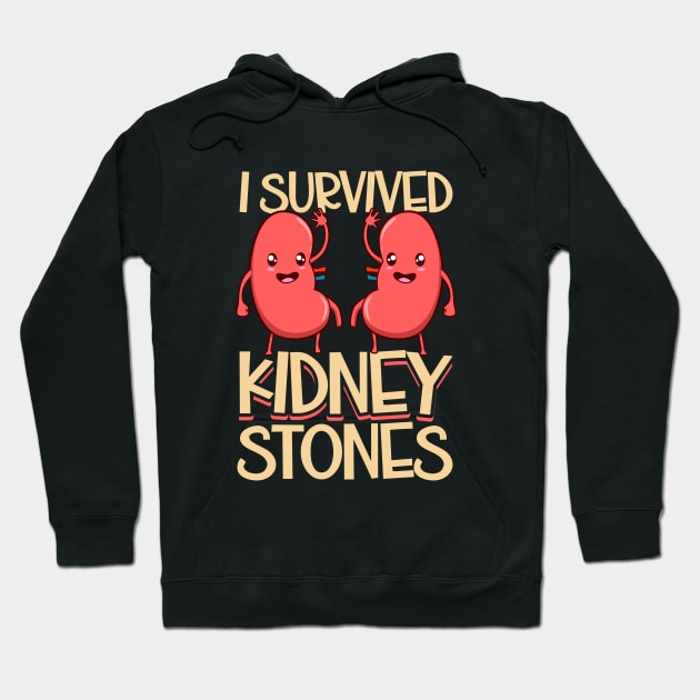 I have survived kidney stones Hoodie by Modern Medieval Design